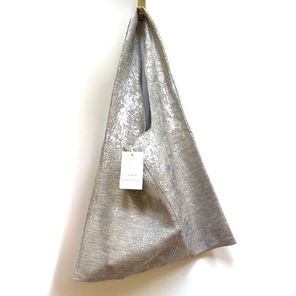 Lauren Manoogian Foil Bag in Silver Carrara - Picture 13 of 14